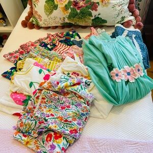 Mini Boden spring/summer dress lot. Size 8-9Y.